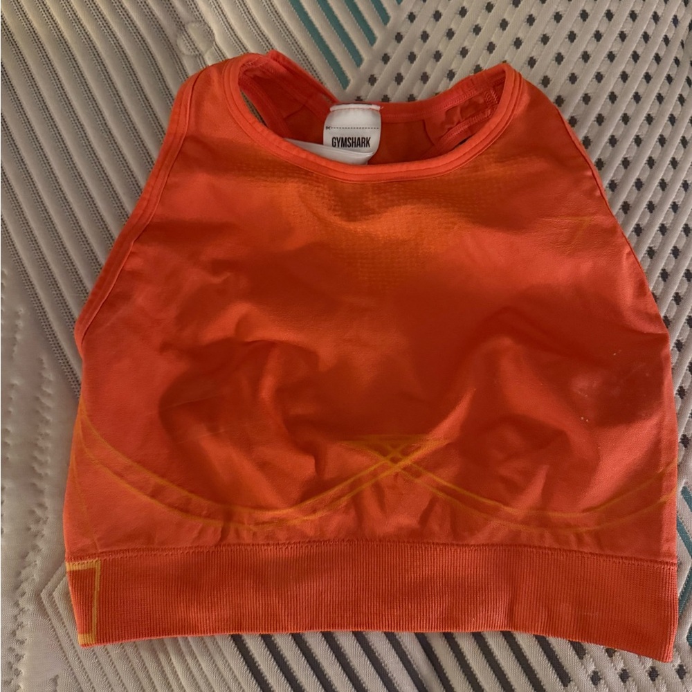 Gymshark Vibrant Orange Athletic Top